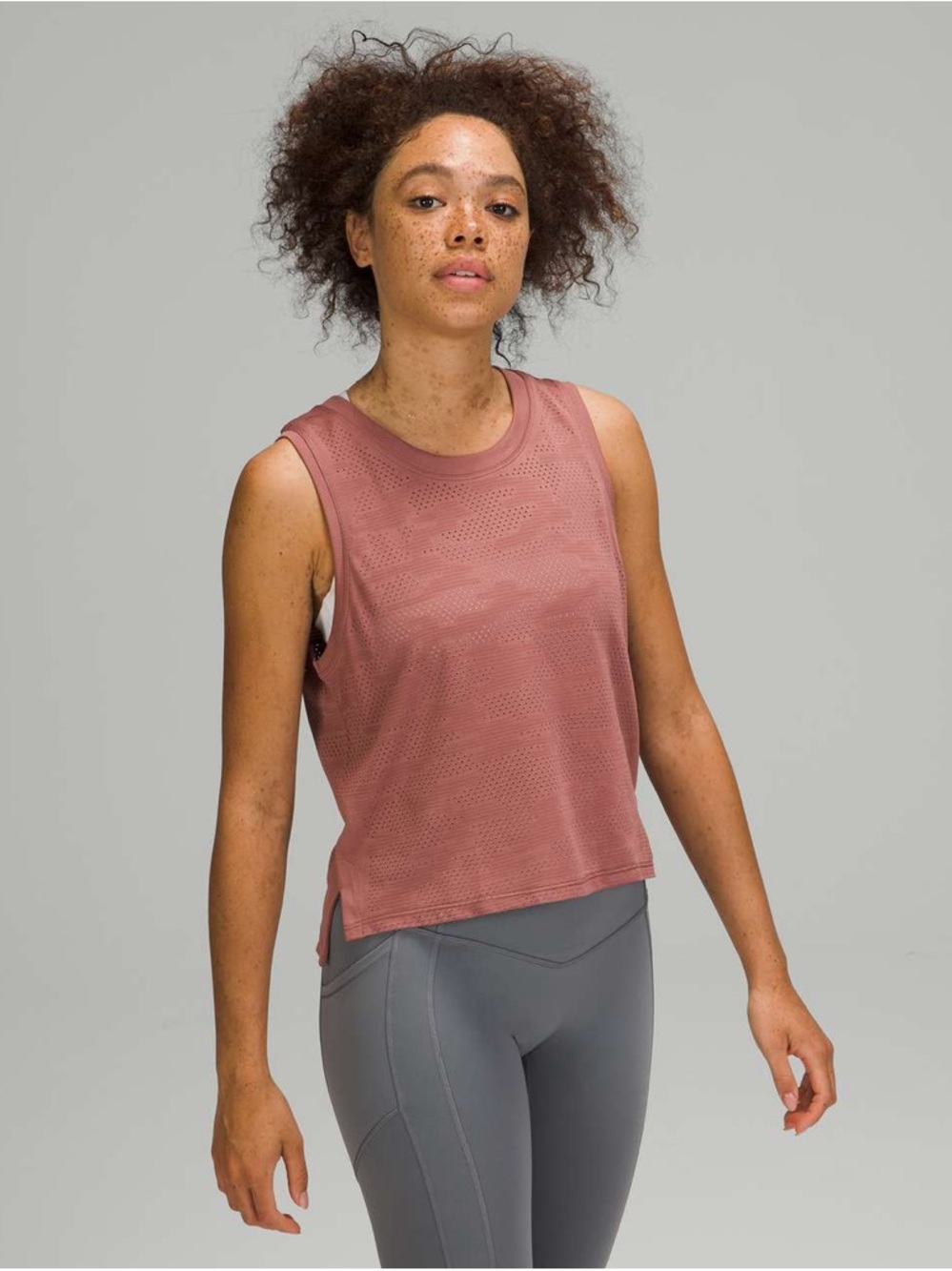 Lululemon Train to Be Tank *Camo Dot Camo Spiced Chai